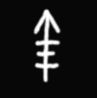 Hare arrow trail mark
